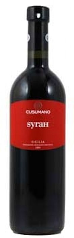 Bottiglia di Syrah Sicilia IGT di Cusumano