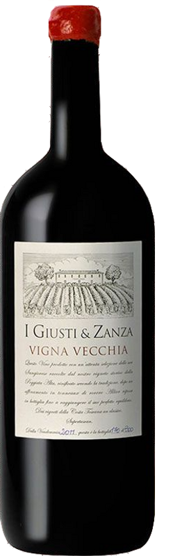 Flasche Vigna Vecchia IGT Rosso Costa Toscana von I Giusti & Zanza