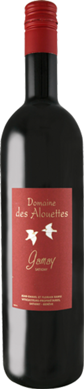 Bottiglia di Domaine des Alouettes Gamay de Satigny AOC di Jean-Daniel Ramu