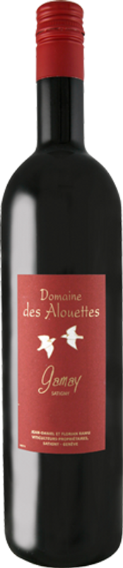 Bouteille de Domaine des Alouettes Gamay de Satigny AOC de Jean-Daniel Ramu