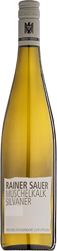 Bottle of Silvaner Muschelkalk trocken from Weingut Rainer Sauer
