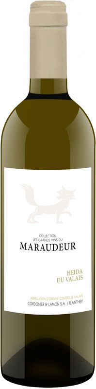 Bottiglia di Grands Vins du Maraudeur Heïda AOC di Cordonier & Lamon