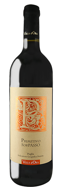 Image of Cantina Gadoro Primitivo Sorpasso Puglia IGP Villa d'Ora - 50cl - Apulien, Italien bei Flaschenpost.ch