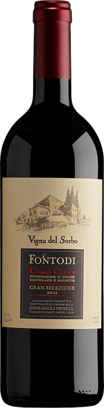 Flasche Chianti Classico Vigna Sorbo Gran Selezione DOCG von Fontodi