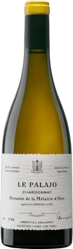 Bottle of Le Palajo Chardonnay-Limoux from Abbotts & Delaunay