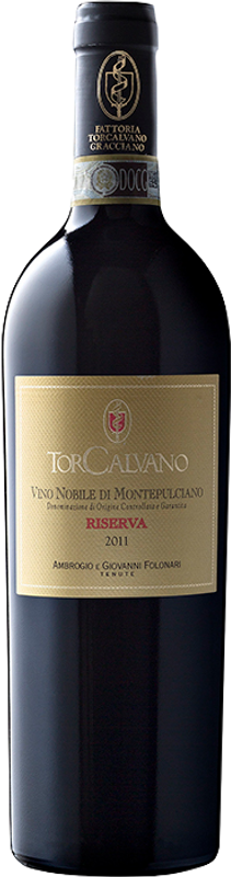 Bottle of Torcalvano Nobile di Montepulciano DOCG Riserva from Folonari