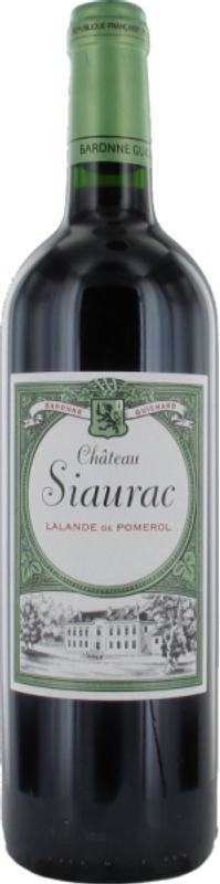 Bottle of Château Siaurac Lalande de Pomerol AOC from Château Siaurac