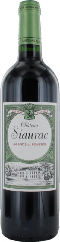 Bouteille de Château Siaurac Lalande de Pomerol AOC de Château Siaurac