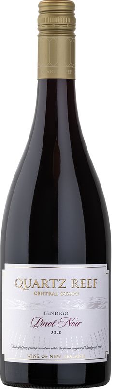 Bottiglia di Bendigo Single Vineyard Pinot Noir di Quartz Reef