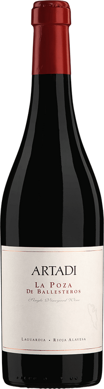 Bottiglia di La Poza de Ballesteros Rioja DOCa di Bodegas y Viñedos Artadi