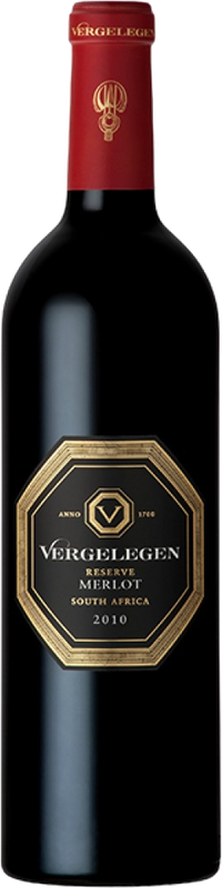 Bottle of Merlot Reserve from Vergelegen