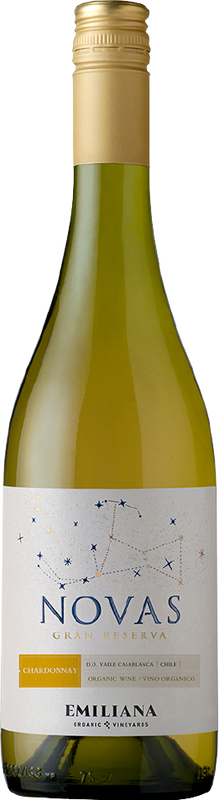 Bottle of Novas Chardonnay Gran Reserva Casablanca Valley DO from Emiliana Organic Vineyards
