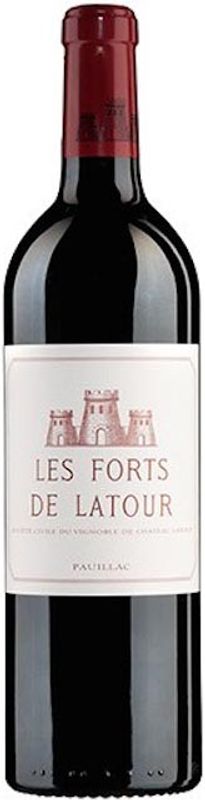 Bottiglia di Les Forts de Latour Pauillac AOC Second Vin du Chateau Latour di Château Latour