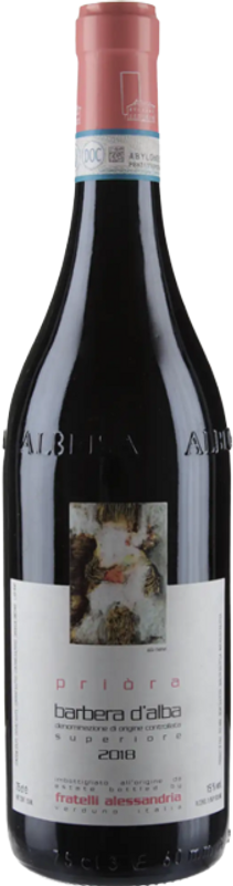 Bottle of Barbera d'Alba Superiore Priorà from Fratelli Alessandria