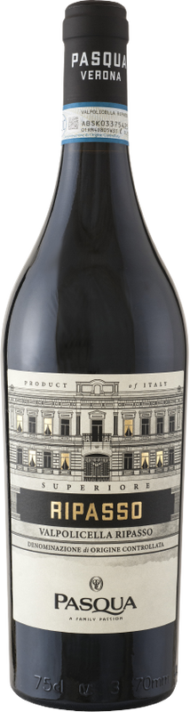 Bottle of Black Label Ripasso Valpolicella DOC Superiore from Pasqua