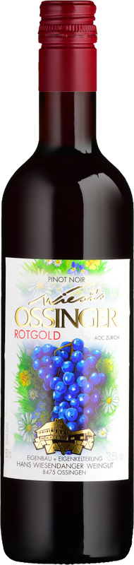 Bottle of Ossinger Rotgold from Weingut Wiesendanger