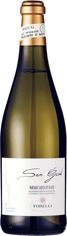 Bottle of Moscato d’Asti San Gròd from Gianfranco Torelli