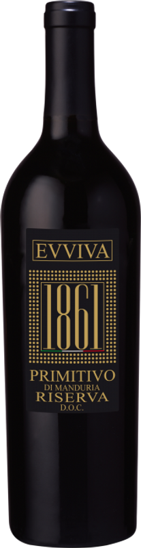 Flasche Primitivo Di Manduria DOC Riserva von Evviva 1861