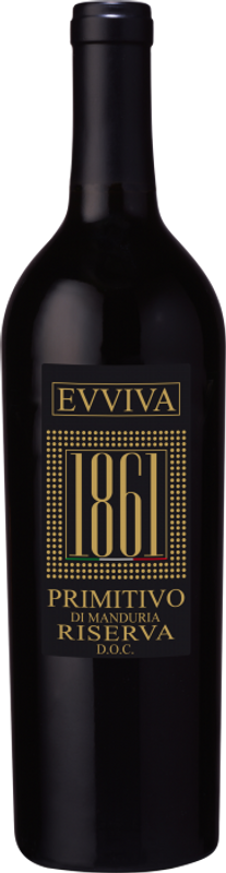 Bouteille de Primitivo Di Manduria DOC Riserva de Evviva 1861