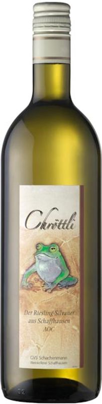 Bottiglia di Riesling x Silvaner Schaffhauser AOC Chrottli di GVS Schachenmann