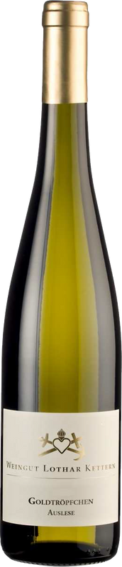 Bottiglia di Goldtropfchen Riesling Auslese Mosel di Weingut Lothar Kettern