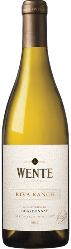 Bottle of Riva Ranch Chardonnay from Wente Vineyards