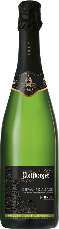 Bottle of Cremant d'Alsace AOC Vin Mousseux Brut from Wolfberger