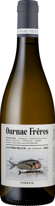 Bottle of Les Poiscailles - Ournac Frères from Domaine Coudoulet