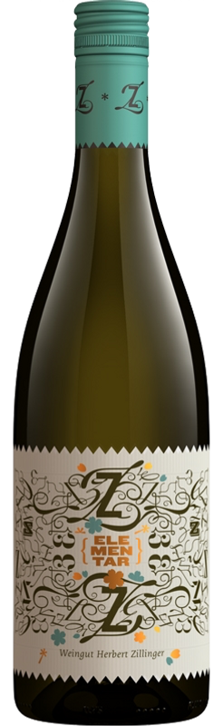 Bottle of Grüner Veltliner ELEMENTAR from Herbert Zillinger