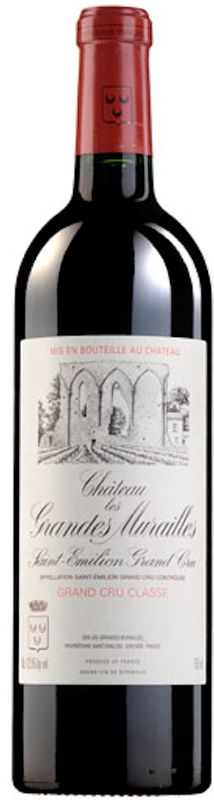 Bottle of Chateau Les Grandes Murailles Grand Cru St-Emilion from Château Les Grandes Murailles