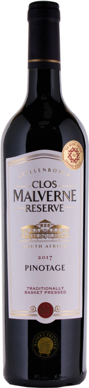 Bottiglia di Clos Malverne Pinotage Reserve di Clos Malverne