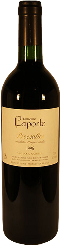 Bottle of Rivesaltes Rouge AOC from Domaine Laporte