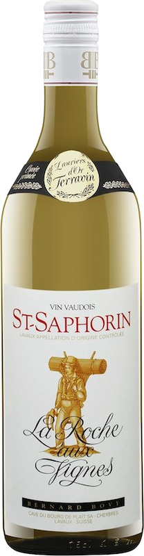 Flasche La Roche aux Vignes St. Saphorin Terravin Lavaux AOC von Bernard Bovy