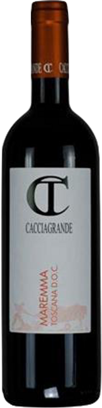 Bottle of DOC Maremma Toscana Rosso Cacciagrande from Azienda Cacciagrande