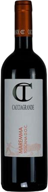 Flasche DOC Maremma Toscana Rosso Cacciagrande von Azienda Cacciagrande