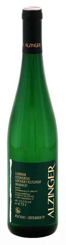 Bouteille de Gruner Veltliner Smaragd Steinertal de Leo Alzinger