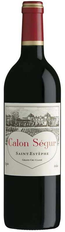 Bottiglia di Chateau Calon Segur 3e Cru Classe St-Estephe AOC di Château Calon-Ségur