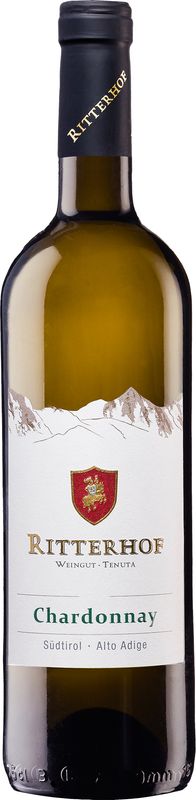 Bouteille de Chardonnay Alto Adige DOP de Ritterhof