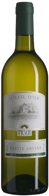 Bouteille de Petite Arvine AOC Le Soleil d'Or Sierre de Imesch Vins