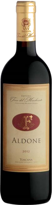 Flasche Aldone Merlot Toscana IGT von Terre del Marchesato