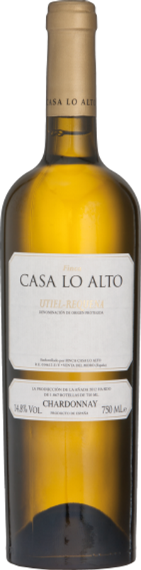 Bottle of Chardonnay Utiel-Requena DOP from Casa lo Alto