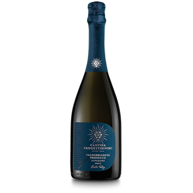 Image of Cantina Progettidivini Prosecco di Valdobbiadene Superiore 1 DOCG Extra Dry - 75cl - Veneto, Italien bei Flaschenpost.ch