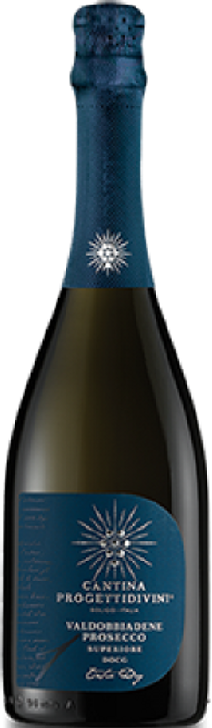 Bottle of Prosecco di Valdobbiadene Superiore 1 DOCG Extra Dry from Cantina Progettidivini