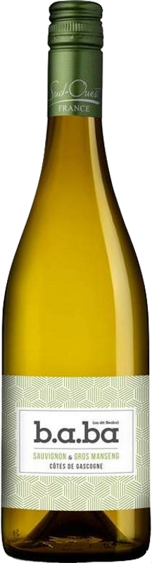 Bottiglia di b.a.ba Sauvignon & Gros Manseng Côtes de Gascogne IGP di Les Vignerons du Brulhois
