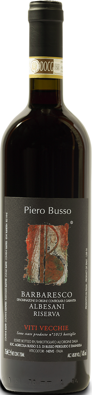 Bottle of Barbaresco DOCG Albesani Riserva Viti Vecchie from Piero Busso