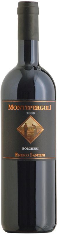 Bottiglia di Bolgheri Rosso DOC Montepergoli di Enrico Santini