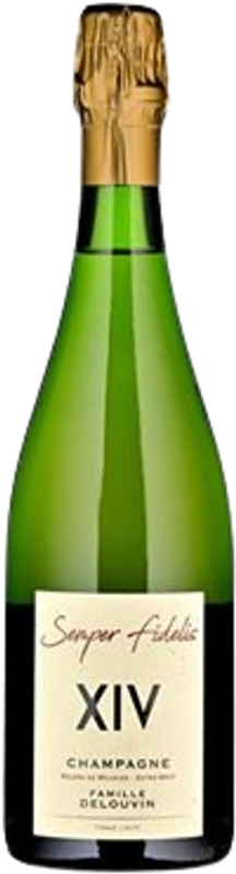 Bottiglia di Champagne Semper Fidelis XIV Extra Brut AC di Delouvin Nowack