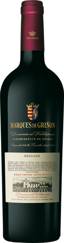 Bottiglia di Graciano Marques de Grinon Dom. de Valdepusa DO di Dominio de Valdepusa Marqués de Griñon