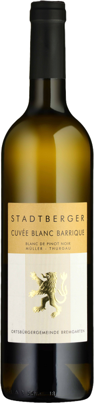 Flasche Stadtberger Cuvée blanc Barrique Aargau AOC von Nauer