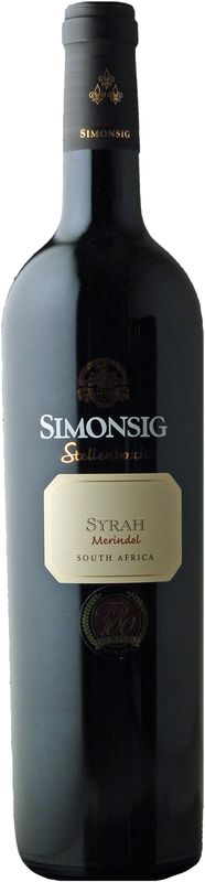 Bottle of Merindol Shiraz from Simonsig Estate